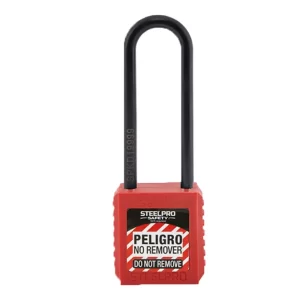 CANDADO LOCK OUT X10 LONG DIELECTRICO STEELPRO